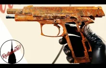 Renowacja kompletnie zardzewiałego włoskiego pistoletu Bernardelli P.018s, 9mm.