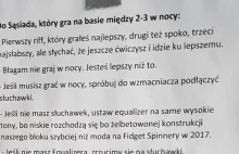 Sąsiedzka prośba