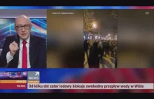 Komentarz Grzegorza Jankowskiego z Polsatu na temat ostatnich scen z Zakopanego.