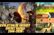 Evolution of Ubisoft Quebec Games 2006-2020