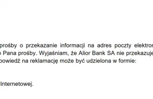 Update "afery" SMS: Alior Bank brnie w tłumaczenia rodem z fantasy...