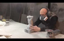Rzeźbienie w kamieniu.