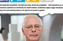 Nie żyje 63-letni Jerzy Zięba. Zrobił wlew dożylny perhydrolem