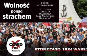 Już JUTRO Marsz o Wolność w całej Polsce: "Wróć do normalności!"