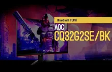 AOC CQ32G2SE/BK - Kawał świetnego monitora dla gracza