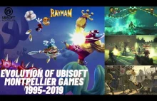 Evolution of Ubisoft Montpellier Games 1995-2019