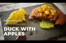 Pierś z kaczki z jabłkami | Przepis na pierś z kaczki | Kuchenne Zacisze
