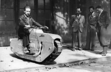 Tractor-cycle, czyli nieudany motocykl na gąsienicy (jak czołg) dla armii FR