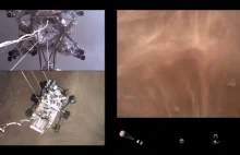 Nagranie z lądowania łazika Perseverance na Marsie
