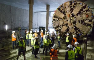 Zakończyło się drążenie ostatniego tunelu metra w Warszawie na Bródnie