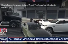 Illinois - chcą zbanować GTA bo nastolatki kradną samochody