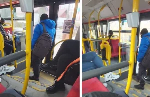 El Testosteron jedzie autobusem. „Teraz podróż przebiega płynnie i bez zakłóceń