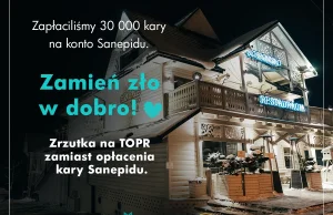 Schronisko Bukowina zapłaciło karę 30 000 zł i rozpoczęła zbiórkę na TOPR.