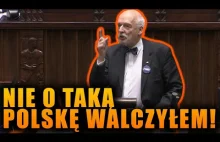 GENIALNE przemówienie Janusza Korwin-Mikke! "Nie to taką Polskę WALCZYŁEM!"