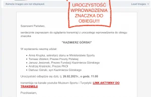 Poczta Polska organizuje UROCZYSTOŚĆ wprowadzenia znaczka