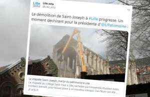 We Francji wyburzonych ma zostać kilka tysięcy kościołów. Trwa rozbiórka...
