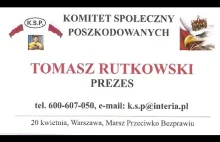 Komitet Społeczny Poszkodowanych - Tomasz Rutkowski