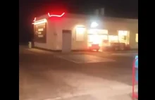 Policjanci oddali strzały na stacji Orlen w Rymaniu [wideo
