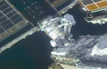 Udany spacer kosmiczny związany z poszerzeniem zestawu paneli słonecznych na ISS