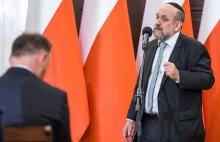 Rabin Schudrich: Polska wysłała sygnał wspierania białej supremacji