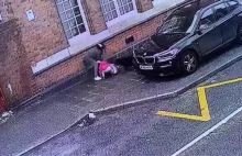 Pies atakuje dzieci na ulicy