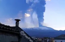 Erupcja Etny 28.02.2021