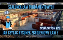 Szalunek ław fundamentowych