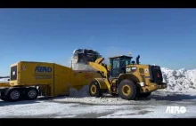 Maszyny do zamiany 150-600 ton śniegu na godzinę w wodę.
