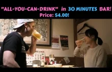 "All-You-Can-Drink" Bar w Tokio
