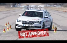 Skoda Superb IV oblała test łosia