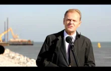 Donald Tusk w Świnoujściu-mówi o tunelu ???!!!