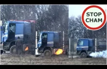 Ogień z ciężarówki - jest moc