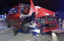 Nocny wypadek w Koszalinie! Trzy osoby ranne, kierowca zbiegł [FOTO