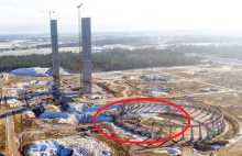 Ruszyła rozbiórka konstrukcji wstrzymanej budowy elektrowni w Ostrołęce