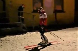 Duda przyłapany na nartach
