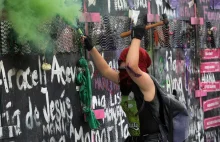 Meksykanki powiedziały "dość" Ruszyły na pałac prezydenta z młotkami i palnikami