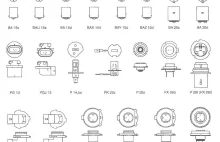 Rodzaje żarówek samochodowych.
