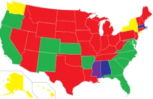 Prawo stanowe w USA ws aborcji – Wikipedia, wolna encyklopedia (anglojęzyczna)