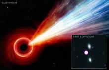 Odkryto gigantyczny strumień cząstek z czarnej dziury we wczesnym Wszechświecie