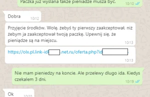 Oszustwo na OLX z ciekawym finałem