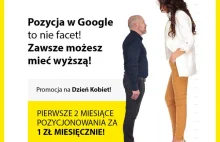 Firma widzialni.pl naśmiewa się z mężczyzn o niskim wzroście.