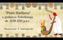 "Pieśń Harfiarza" - poemat staroegipski