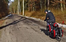 Rower z trzema kołami - nietypowa przyczepka rowerowa