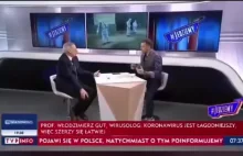 Prof. Włodzimierz Gut na temat noszenia maseczek