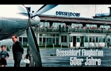 Lotnisko Düsseldorf z perspektywy lat 50. XX wieku