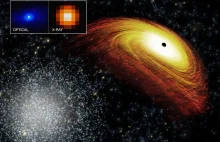 Astronomowie wykryli przemieszczającą się supermasywną czarną dziurę.