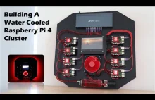 Budowa Klastra 8x Raspberry Pi 4 z wodnym chłodzeniem.