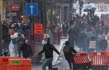 Belgia. Zdemolowane sklepy, są ranni. "Black Lives Matter".