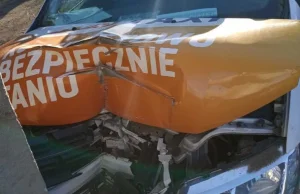 Wypadek taksówki pod Wrocławiem. Kierowca miał 3 promile, wiózł pasażerów!...