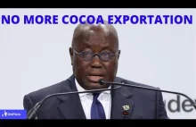 President Nana Akufo-Addo Says Ghana will no Longer Export Cocoa to Switzerland.